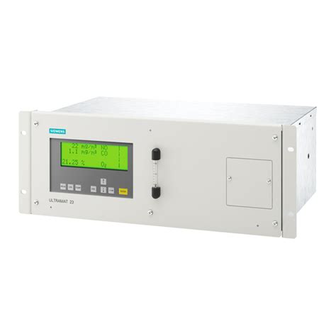 siemens gas analyzer ultramat 23 manual|siemens ultramat 23 error codes.